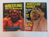 Vintage 1968 & 1973 Wrestling Magazines with Sheik Covers