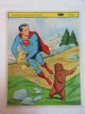 Vintage Whitman (1968) Superboy Framed Tray Puzzle