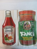 (2) Scarce Vintage 1970's Topps Wacky Packages Posters