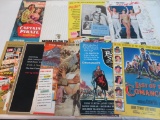 Lot (10) 1950's Motion Picture Herald Movie Posters Inserts/ Handbills