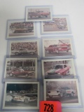 Lot (9) Vintage 1969 L&M Drag Racing Cards/ Photos