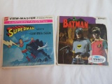 Vintage 1960's-70's Batman & Superman Viewmaster Reel Sets