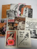 Lot (11) Vintage Men's Pocket Magazines, Misc. Pin-up Booklets Obscure
