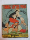 Walt Disney's Three Little Pigs (1934) Softcover Illustrated Children's Book