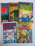 Lot (5) Vintage Underground Comics Hydrogen Bomb, Young Lust, +