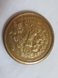 Rare 1973 Marvel Mania Incredible Hulk Bronze Coin/ Medallion