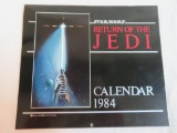 Vintage 1984 Star Wars Return of the Jedi Calendar