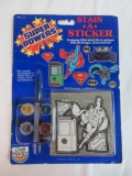 Vintage 1984 DC Super Powers Stain-A-Sticker