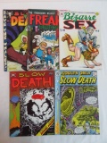 Lot (5) Vintage Underground Comics Slow Death, Freak Brothers+