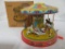 Antique J. Chein Tin Wind-Up No. 385 Merry-Go-Round Carousel MIB