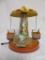Antique J. Chein Tin Wind Carousel/ Merry Go-Round