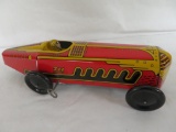 Antique 1930's Marx Tin Wind-up Giant King #711 Indy Racer