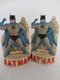 Rare Vintage 1966 Batman Chalk/ Ceramic Bookends