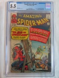 Amazing Spider-Man #18 (1964) Key 1st Ned Leeds/ Early Sandman & FF CGC 5.5