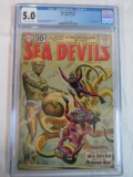 Sea Devils #1 (1961) Silver Age DC, Key 1st Issue CGC 5.0