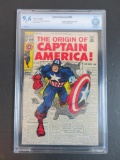 Captain America #109 (1969) KEY Classic Cover/ Origin Issue CBCS 9.6 Gem!