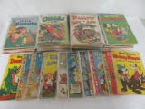 Huge Lot (80) Mostly Golden/ Early Silver Age Comics Dell, Disney, Raggedy Ann+