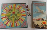 Outstanding & Rare 1930'S Wilder Combination Board Game Auto & Airplane Racing