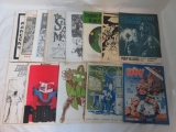 Lot (14) Vintage Comic Fanzine Magazines Incl. Foom #3, 4, 5, 6
