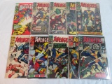 Avengers Silver Age Lot (10 Issues) 1960's Marvel