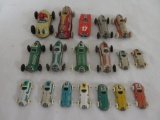 Lot (18) Antique Tin Racers Open Wheel/ Indy Car