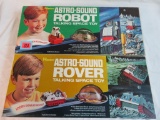 Vintage 1969 Mattel Astro-Sound Robot & Rover Toy Sets