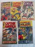 Captain America Silver Age Lot 101, 102, 104, 105, 106 Early Issues