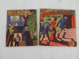 Rare 1940's Leatherneck the Marine & Balbo The Boy Magician Mighty Midget Comics