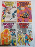 Worlds Finest Early Silver Age Run #106, 107, 108, 109 (All 10 Cent) Batman Superman
