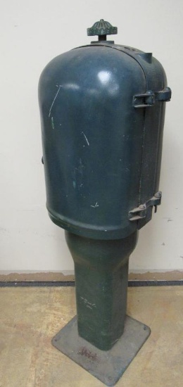 Early Gilbert Barker (Gilbarco) Model 2 Self Measuring 5 Ft. Curb Gas Pump