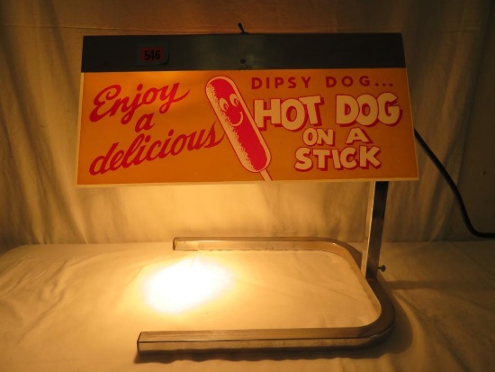 Vintage Dipsy Dog Hot Dog On A Stick Warmer
