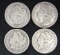 Lot (4) Morgan Silver Dollars 1880, 1896, 1899-O, 1901-O