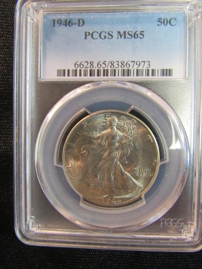 1946-D Walking Liberty Half Dollar PCGS MS65