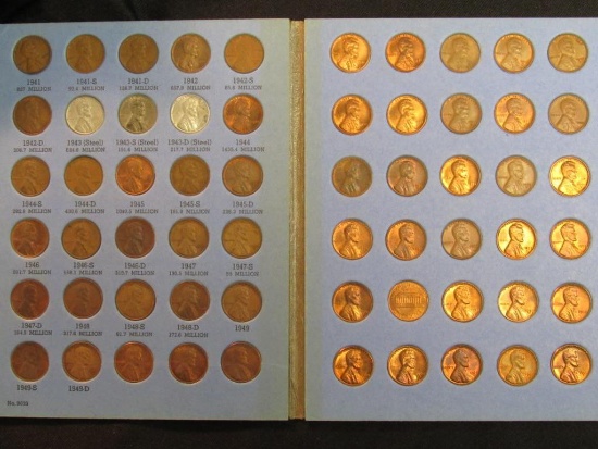 Whitman Folder Lincoln Wheat Cents 1941-1961 Complete
