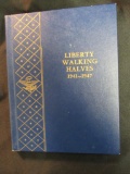 Walking Liberty Half Dollars Album 1941-1947 Complete (20)