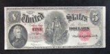 1907 $5 Wood Chopper Large Note