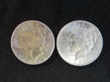 1924-P & 1925-P Silver Peace Dollars