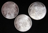 (3) 1 oz. Rounds .999 Silver/ Buffalo Nickel Design