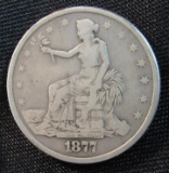 1877 Trade Dollar US Silver