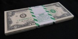 Brick of (100) $2 Star Notes 2003 Series