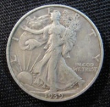 1939-S Walking Liberty Half Dollar