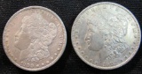 1900 & 1902 Morgan Silver Dollars