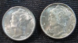 1940-D & 1940-S Mercury Dimes
