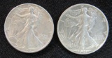 1941-D & 1941-S Walking Liberty Half Dollars