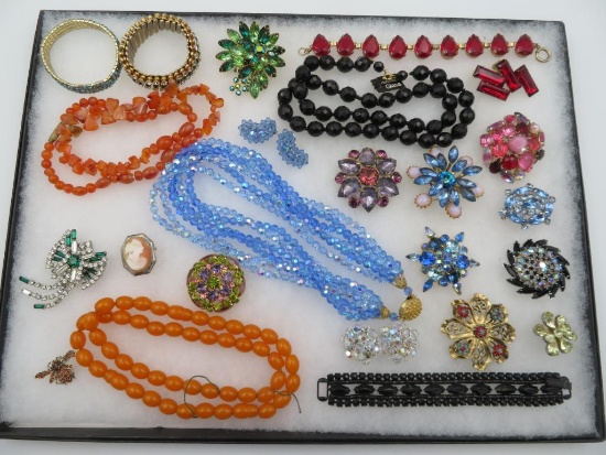 Beautiful Case Lot of Vintage Costume Jewelry