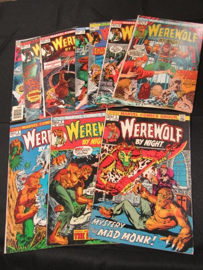 Werewolf by Night Marvel Bronze Age Lot (11)