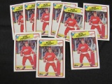 High Grade Lot (10) 1988-89 Topps #181 Bob Probert RC Rookie Cards