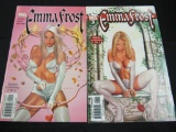 Emma Frost #1 & 2 (2003) Gorgeous Greg Horn Covers