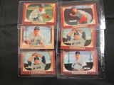 Lot (6) 1955 Bowman New York Yankees Cards