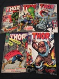 Thor Silver Age Lot #143, 144, 150, 156, 159